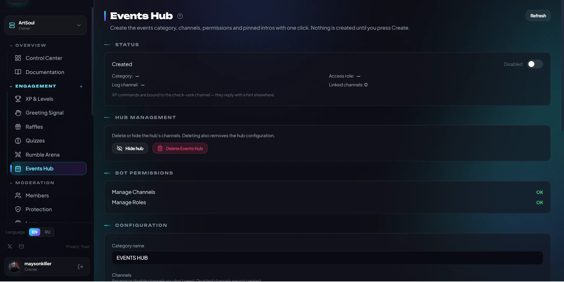 Events Hub